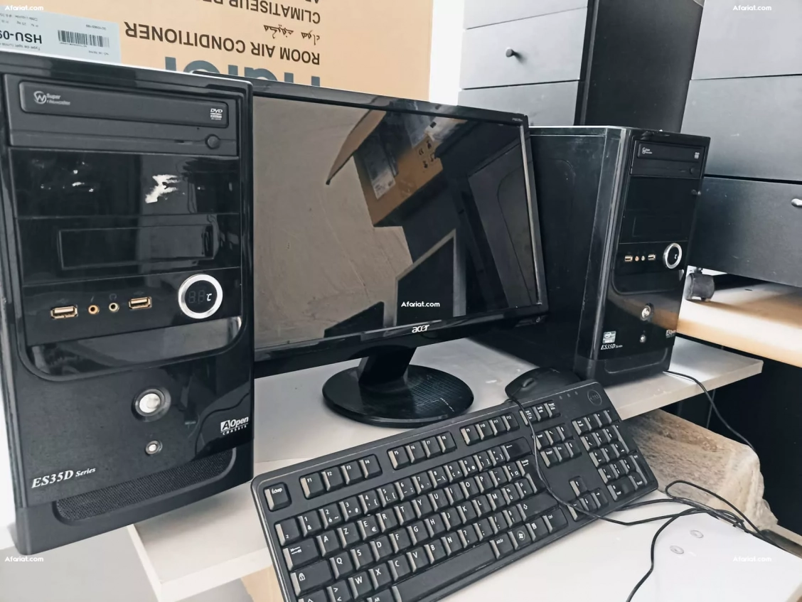 5 pc complet  Aopen  Quad core  /4G  255 dt