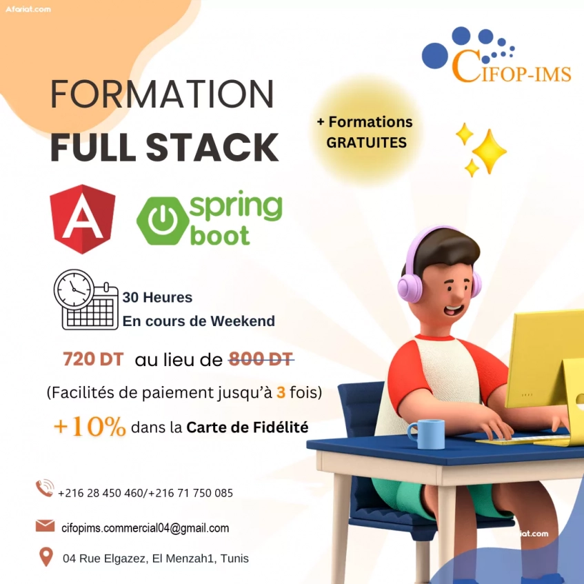 Formation FullStack Angular & SpringBoot