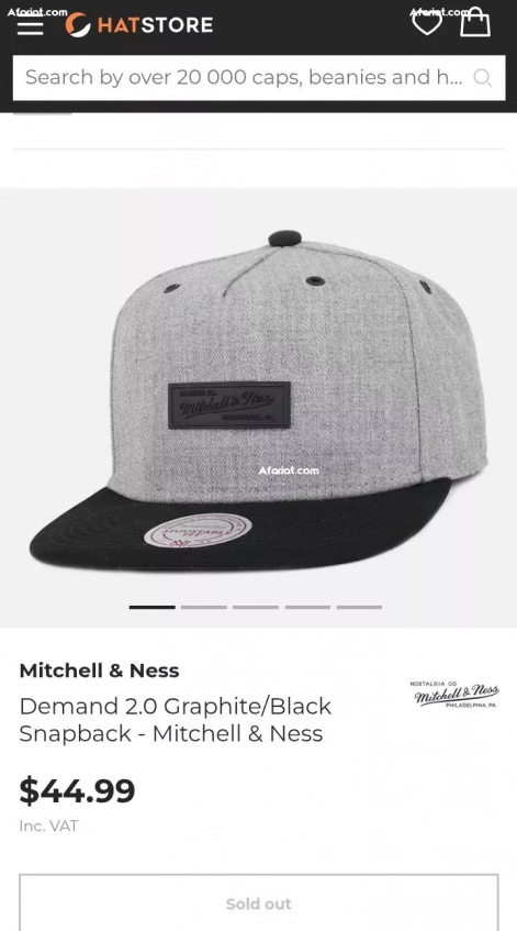 Casquette mitchell & ness