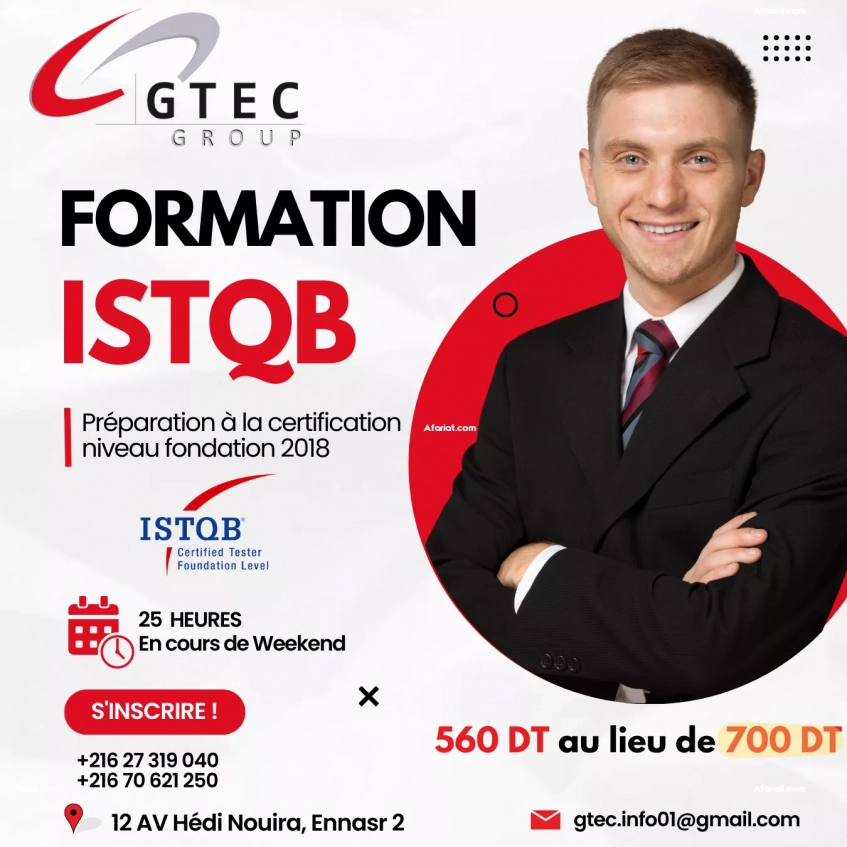 Promo : Formation Test logiciel ISTQB niveau Foundation