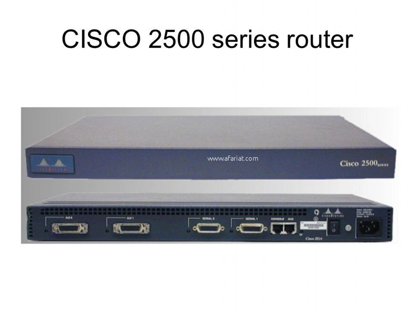 Routeur Cisco 16 ports série 2511 Access Server 2500