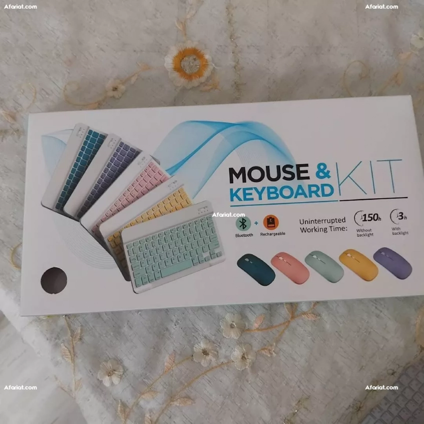 clavier arabe francaus blutooth rechargeable avec souri