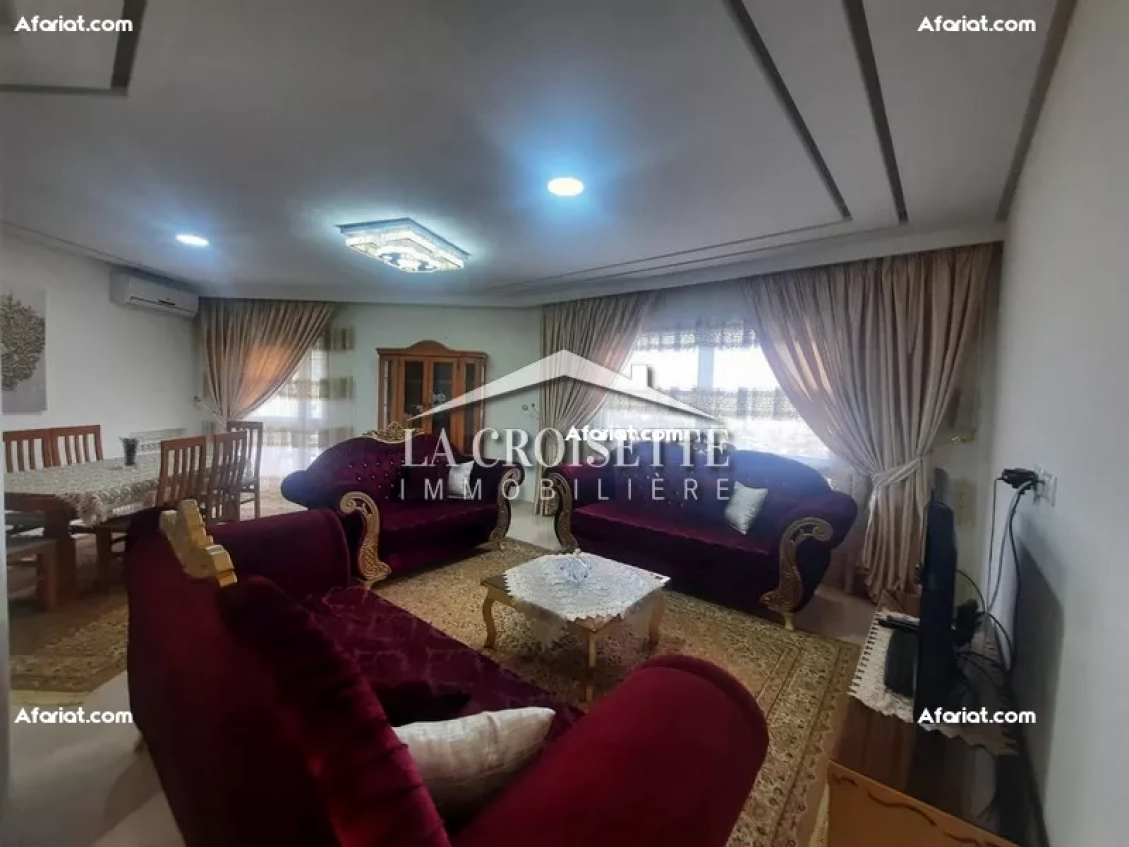 Appartement S+3 meublé aux Jardins de Carthage MAL0621