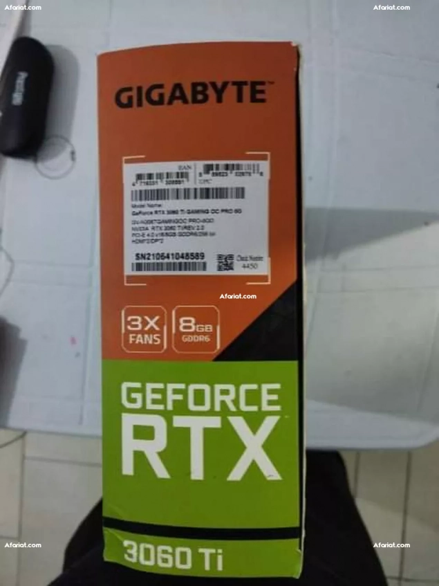 AV carte graphique RTX 3060 ti, GIGABYTE