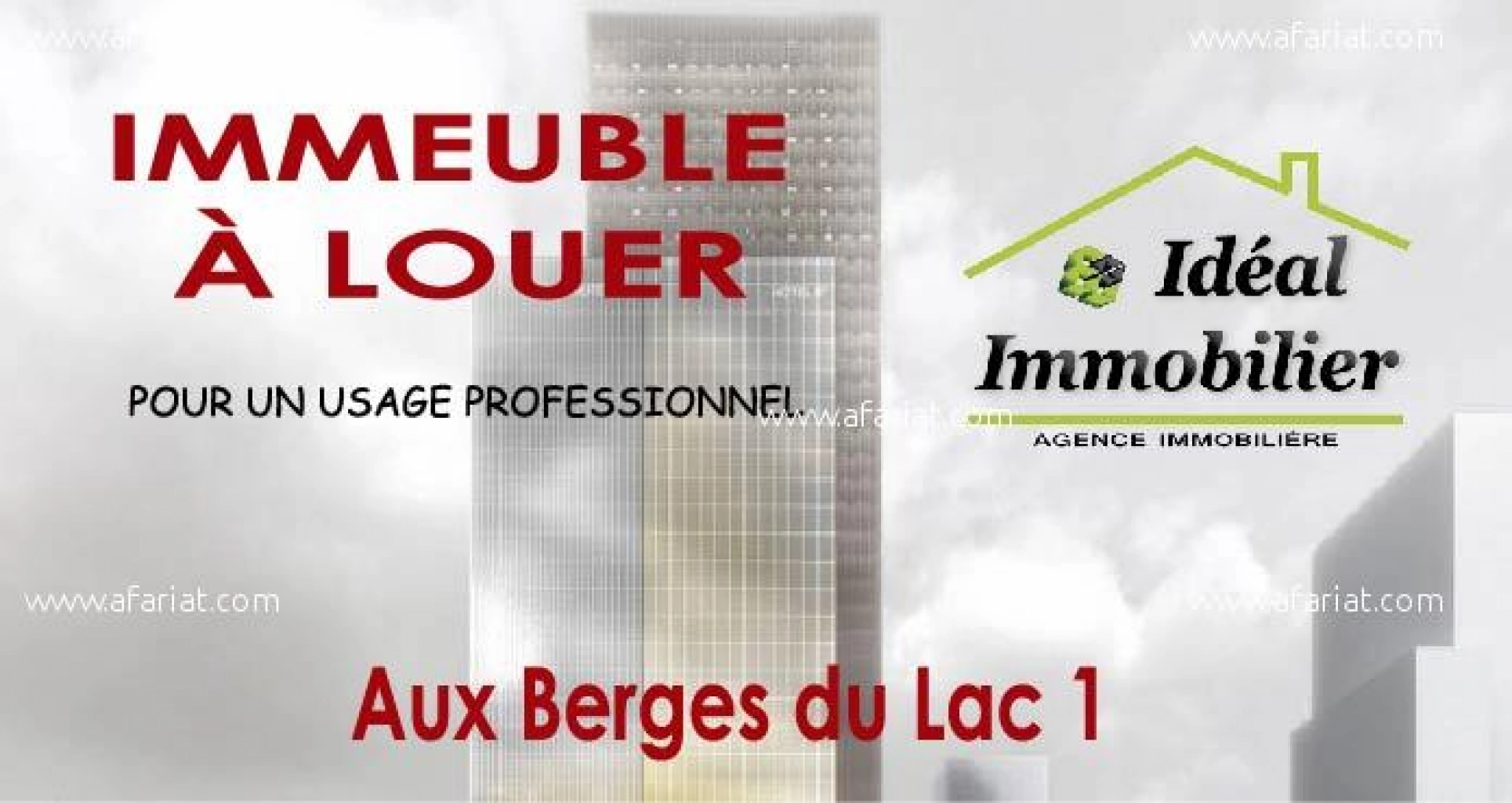 immeuble pour un usage professionnel au Lac 1