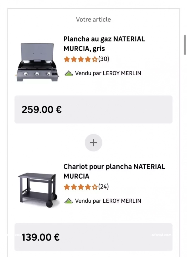 PLANCHA GAZ