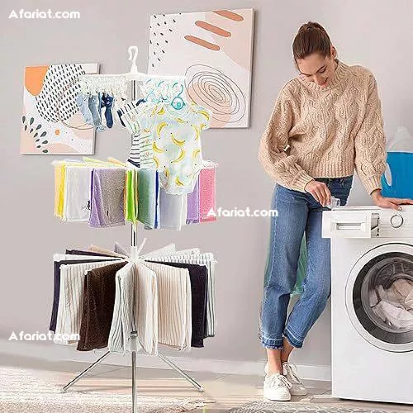Sèche linge portable à 3 niveaux très pratique