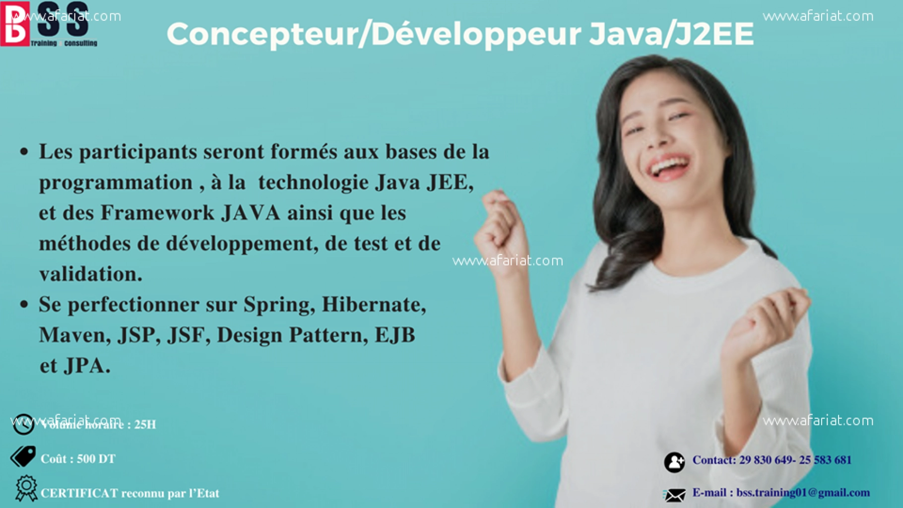 formation concepteur et  developpeur java J2EE