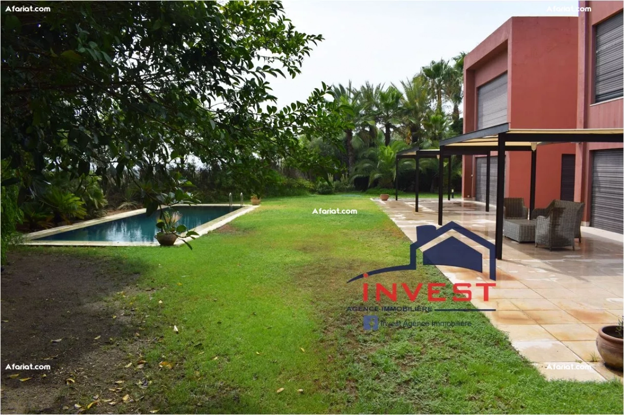 villa meublée avec vue panoramique sur le Golf de Gammarth
