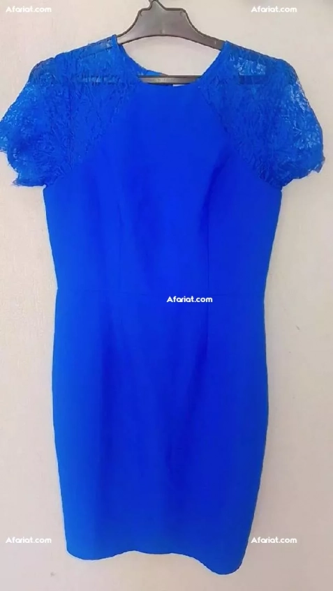 Robe de soirée bleu roi