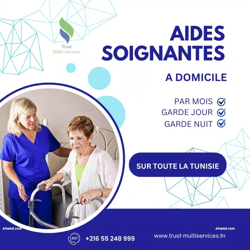 Besoin d’une aide soignante à domicile A ARIANA?