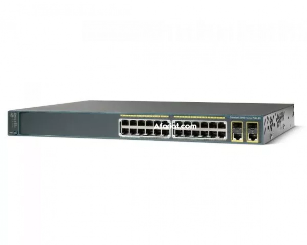 Cisco 2960 plus series poe ws-c2960+24pc-l v01 24 port switch wit ...