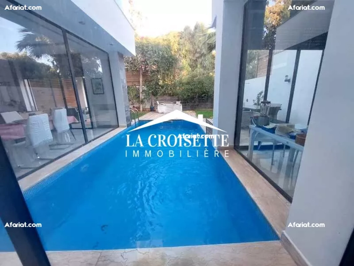 Villa S+3 avec piscine à La Marsa MVL1591