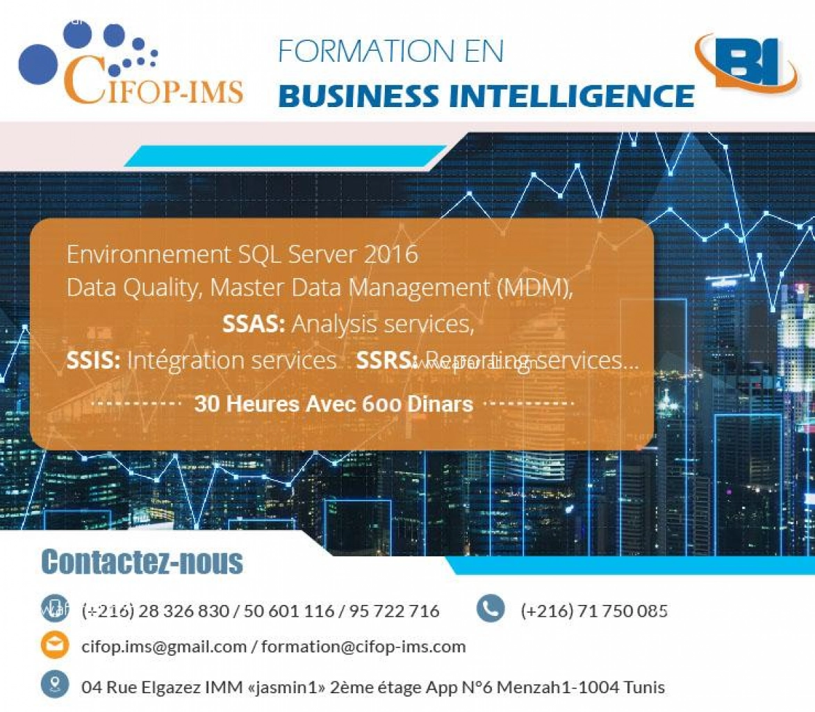 Formation Business Intelligence/SQL Server 2016