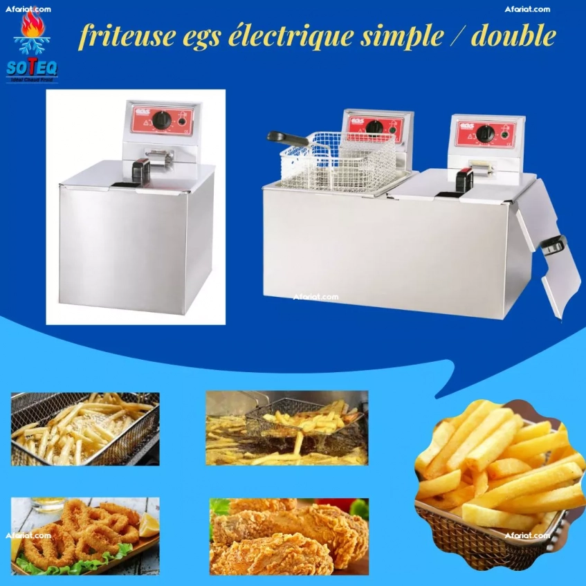 friteuse egs électrique double / simple