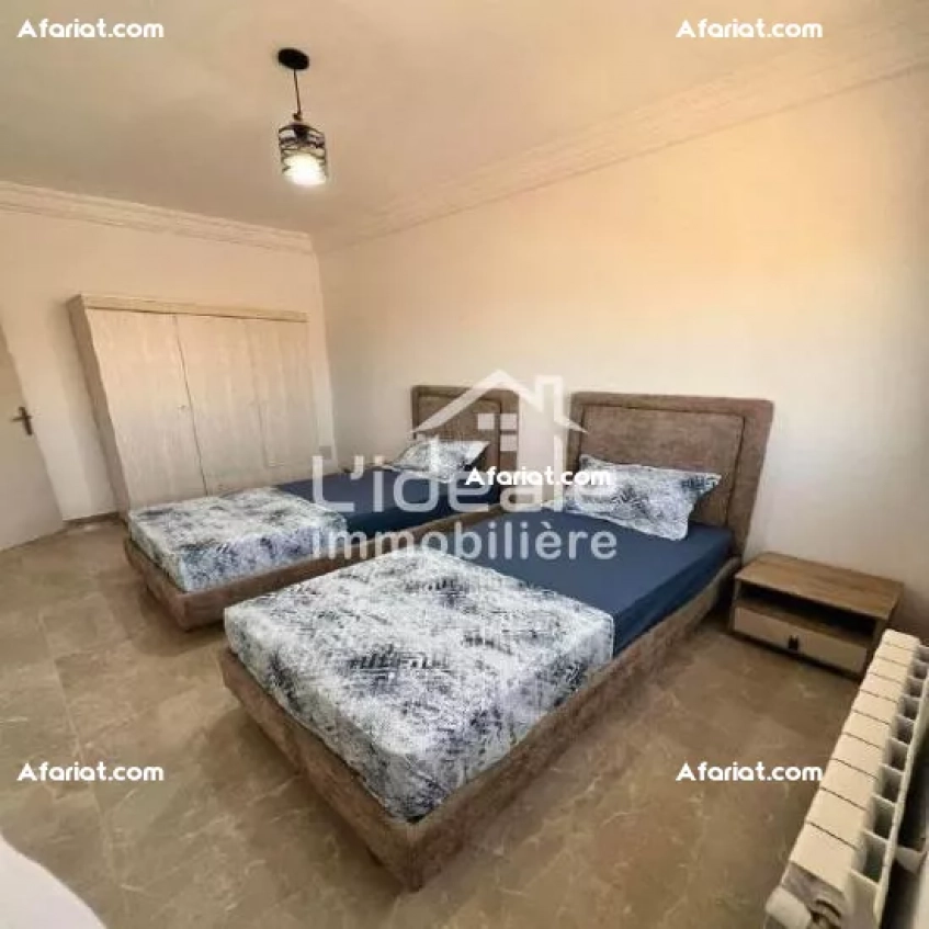 Appartement s3  meublé à Hammamet Nord