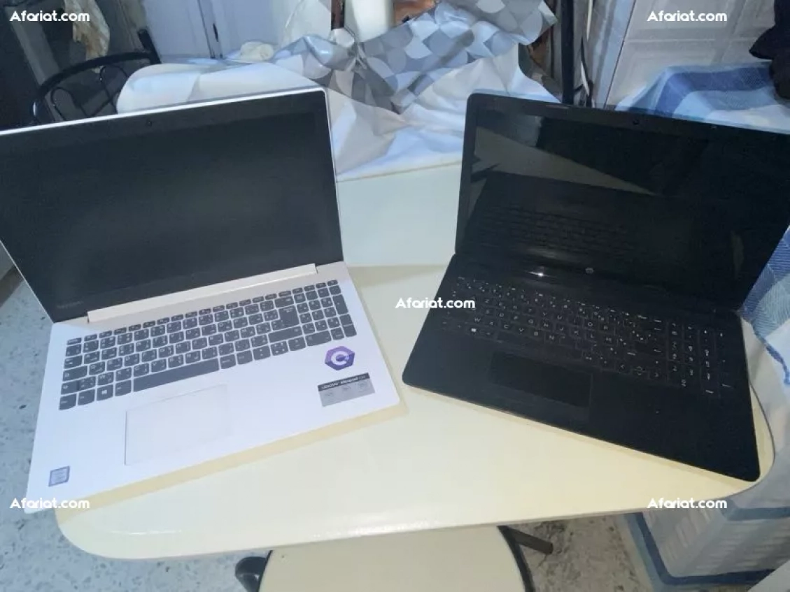 2 PC Portable HP et LENOVO