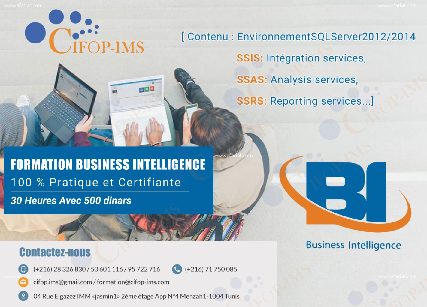 Formation en Business Intelligence/ GSM:25315269