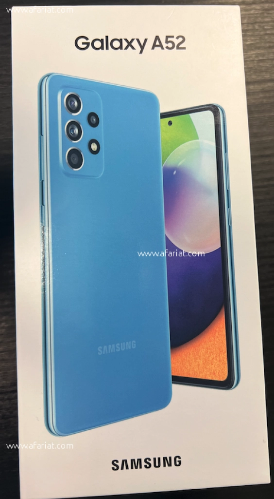 Samsung Galaxy A52 Bleu Cacheté
