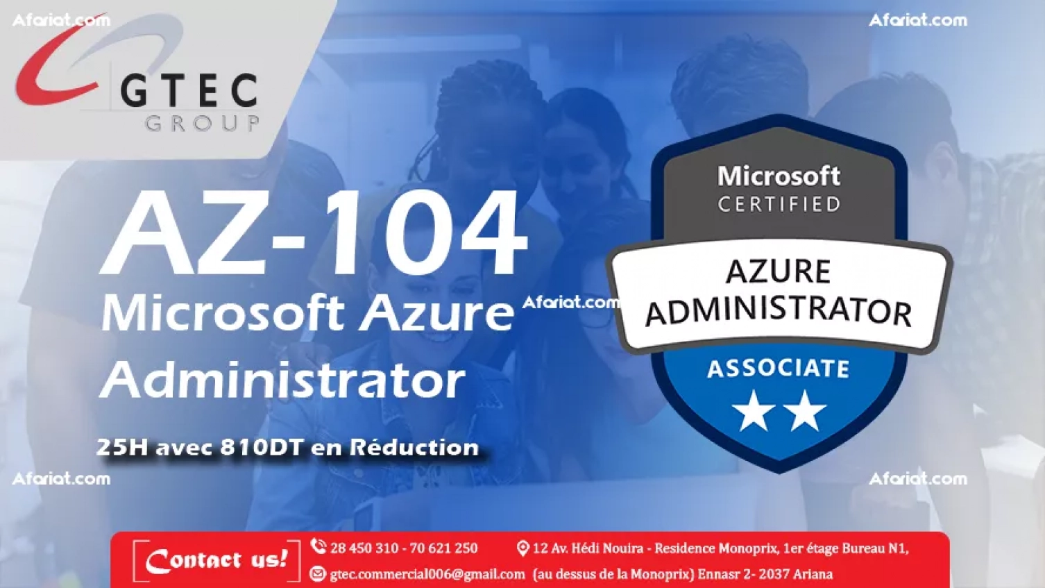 Formation Officielle Microsoft Azure Administrator AZ-104