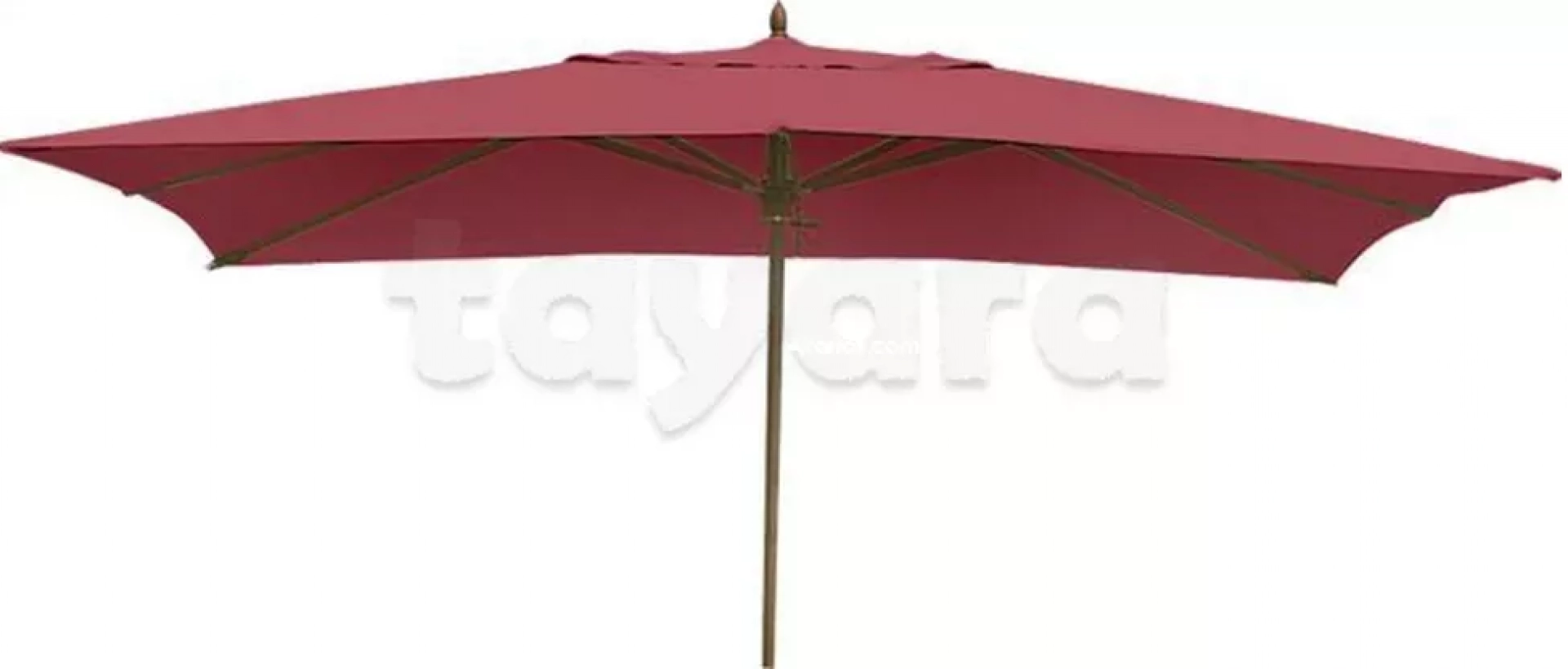 parasol 3 sur 3 avec support rouge