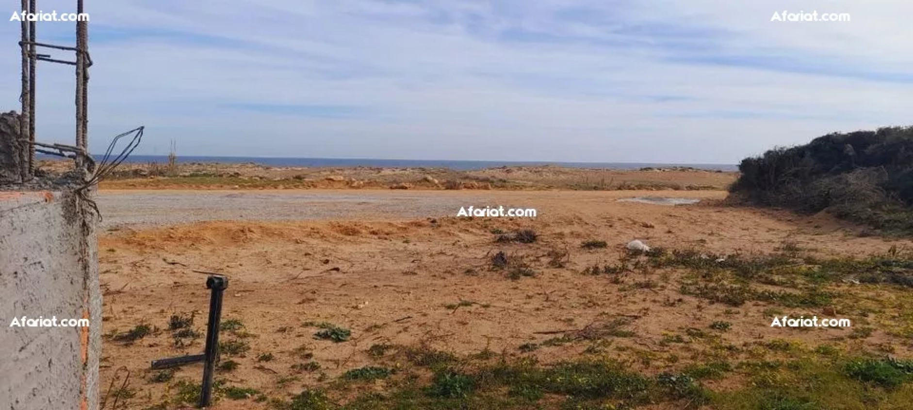 Un terrain vu sur mer à kerkouane dar Allouche