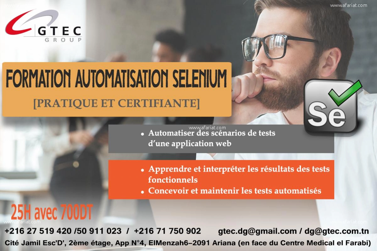 Formation Automatisation des Tests Selenium