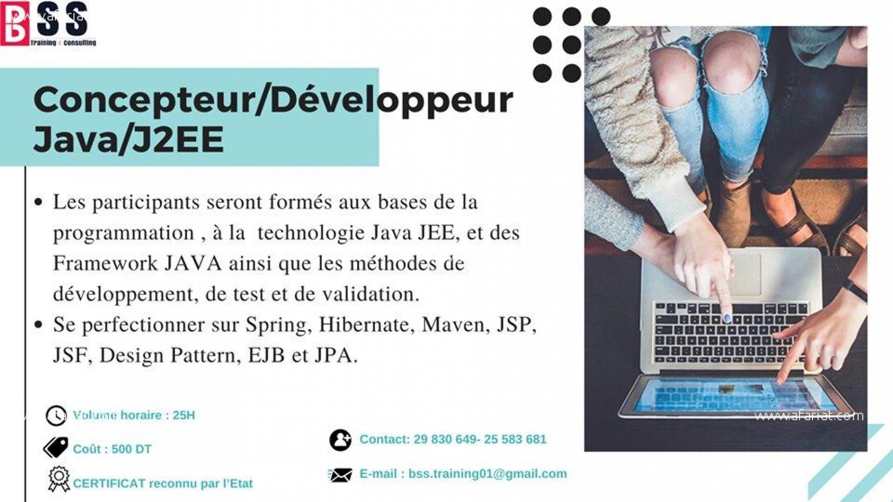 Formation  Développeur Java/J2EE