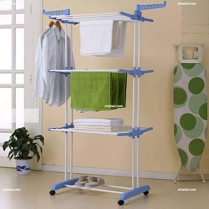Sèche linge à 3 Niveaux avec Cintre Multifonction