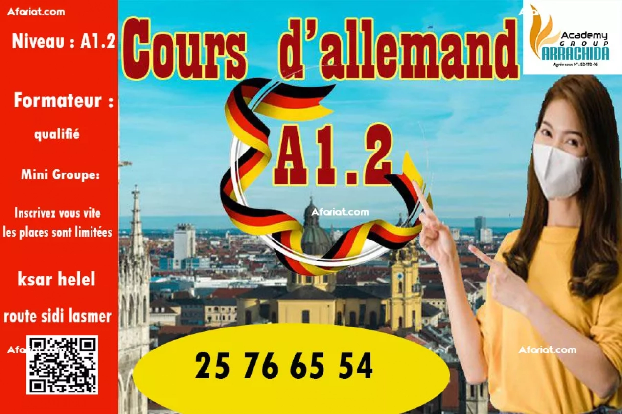 formation langue allemande session novembre  A1.2