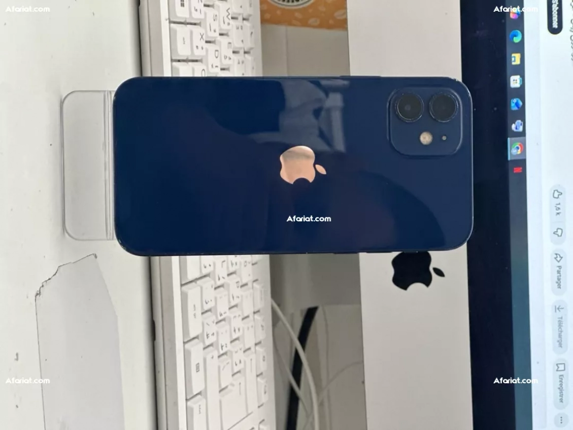 iphone 12 bleu