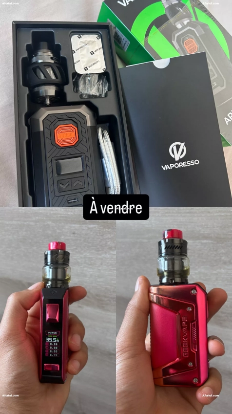 Lot de 2 Vapes – 1 neuve, 1 en très bon état