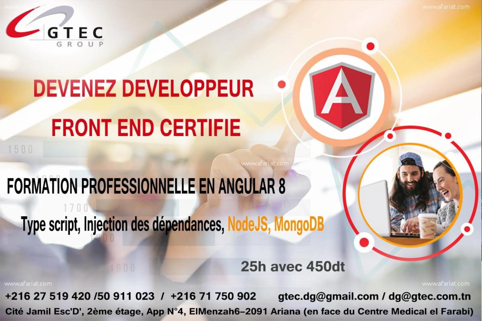 Formation développement Angular 8