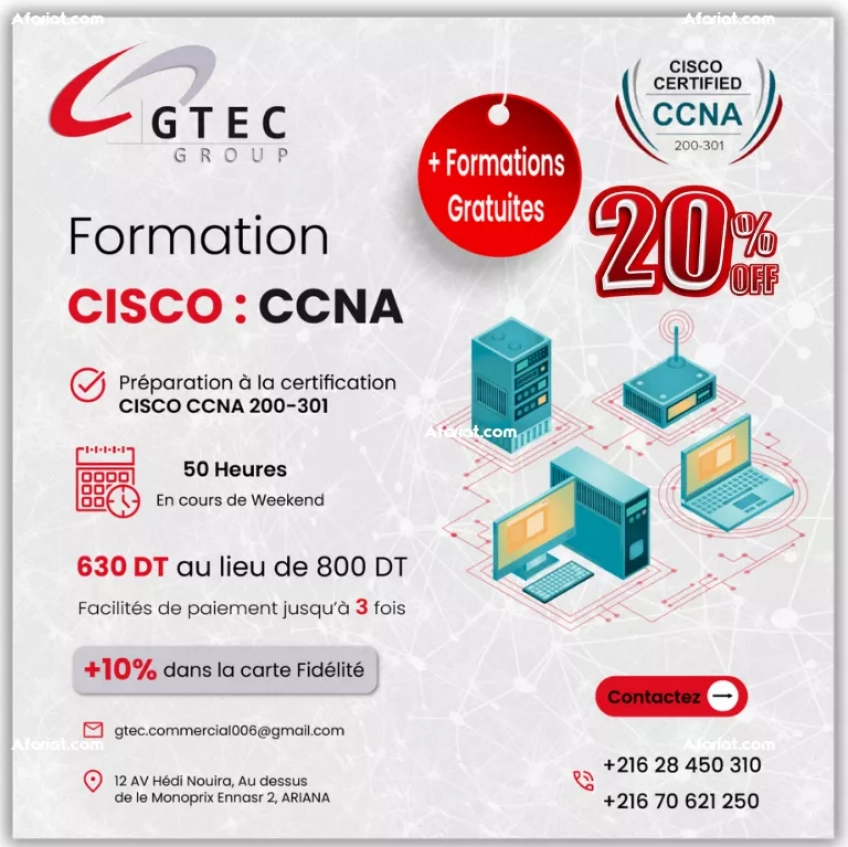 Formation Cisco CCNA 200-301