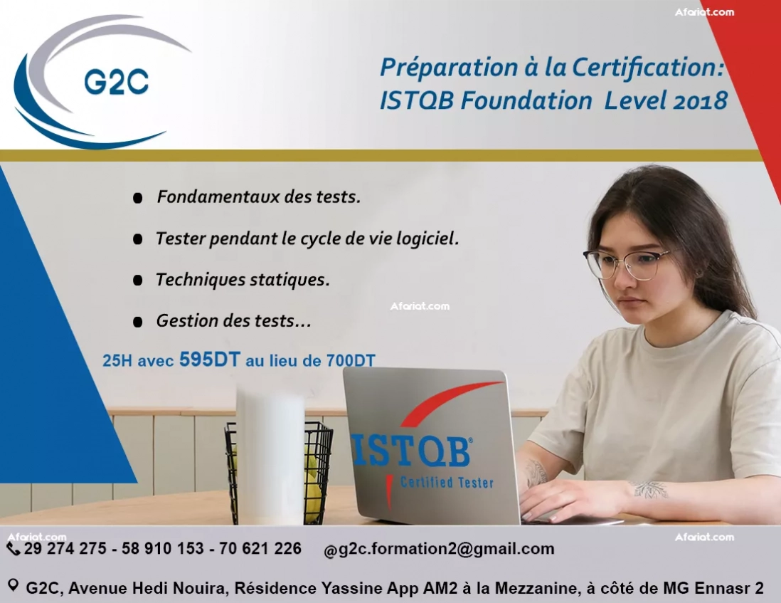 Formation Certification ISTQB niveau Foundation