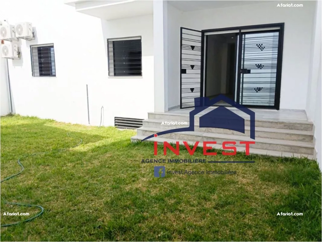Rez-de-jardin S+3 à La Marsa
