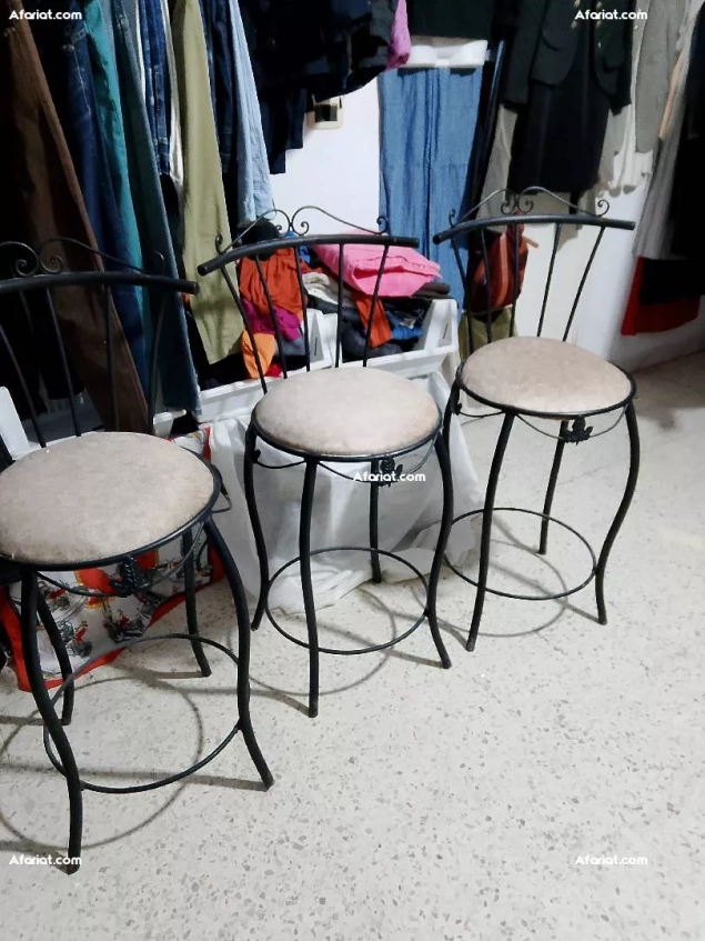 chaises fer forgé