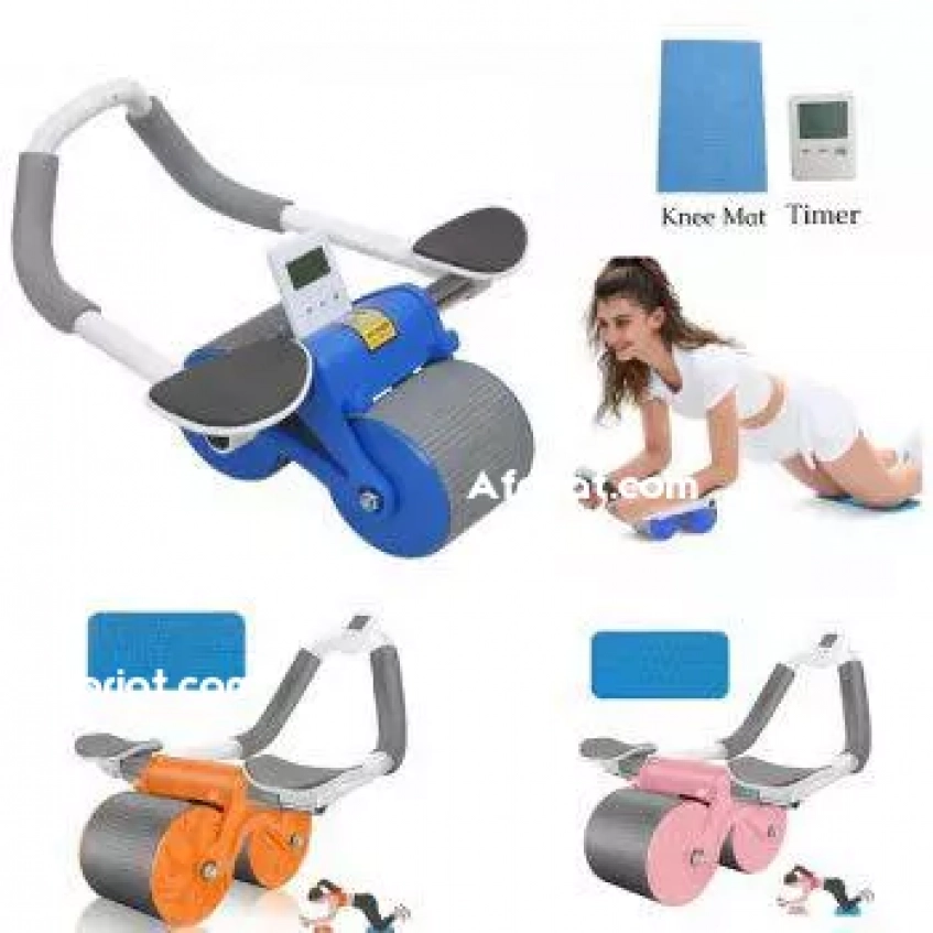 Rouleau Abdominal avec support coude Back Trainer 2en1