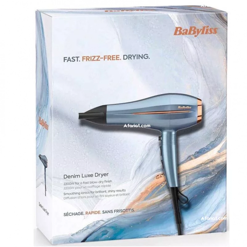 SÈCHE CHEVEUX BABYLISS DENIM LUXE 2200W BLEU