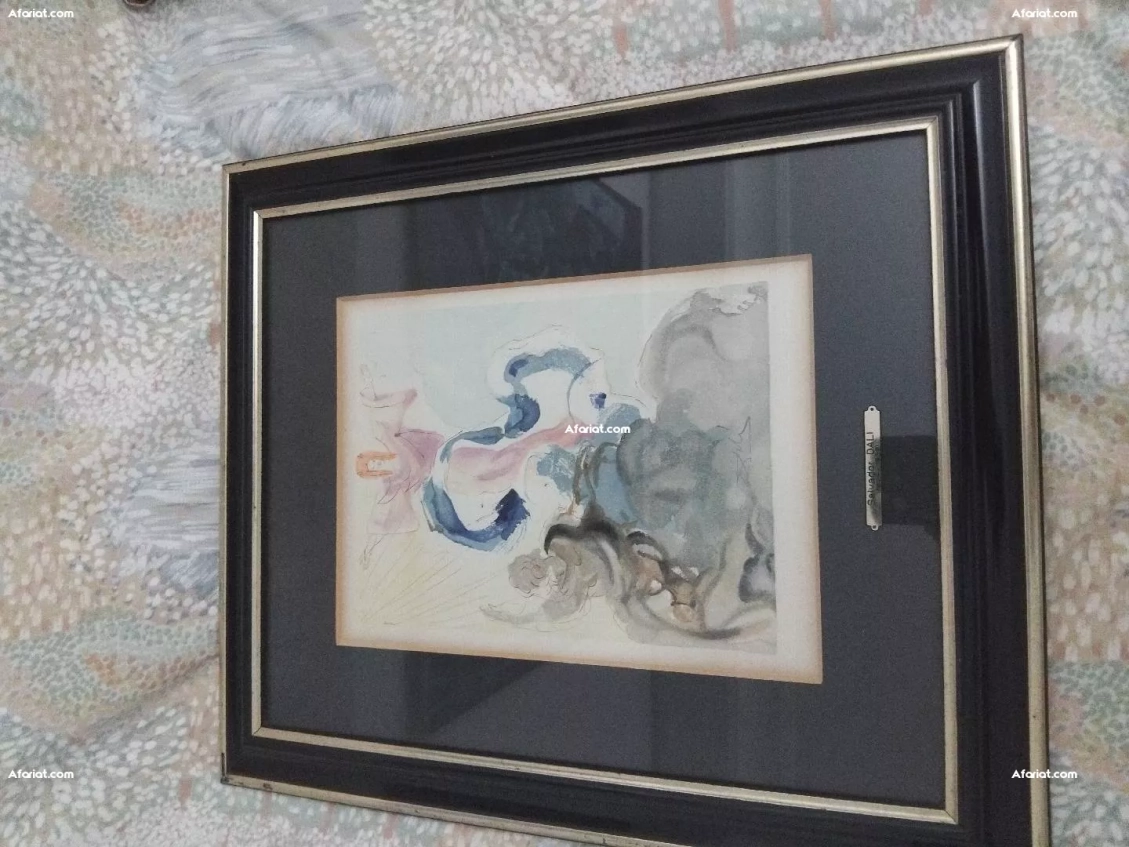 Calligraphie de Salvador dali