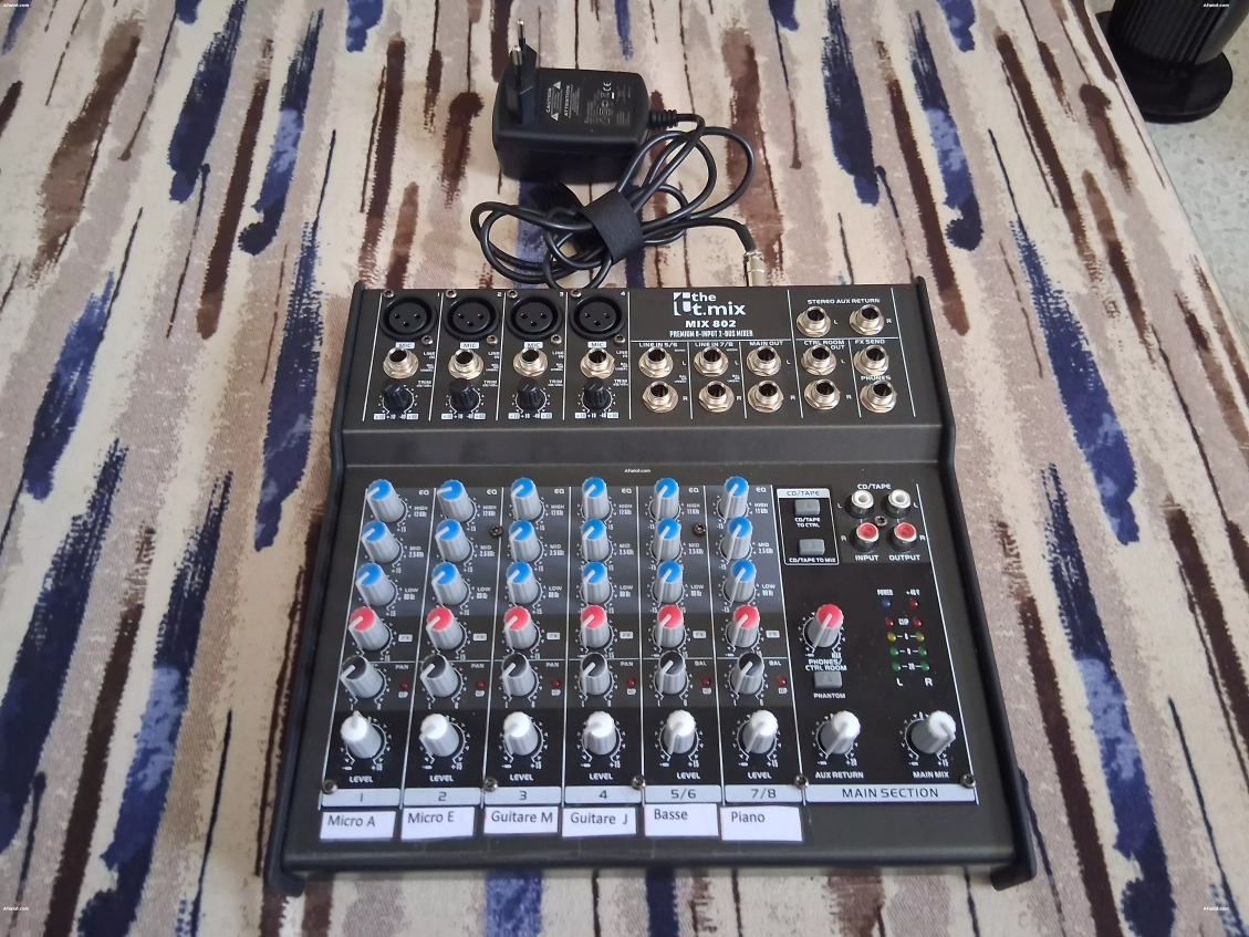 Table de mixage professionnelle