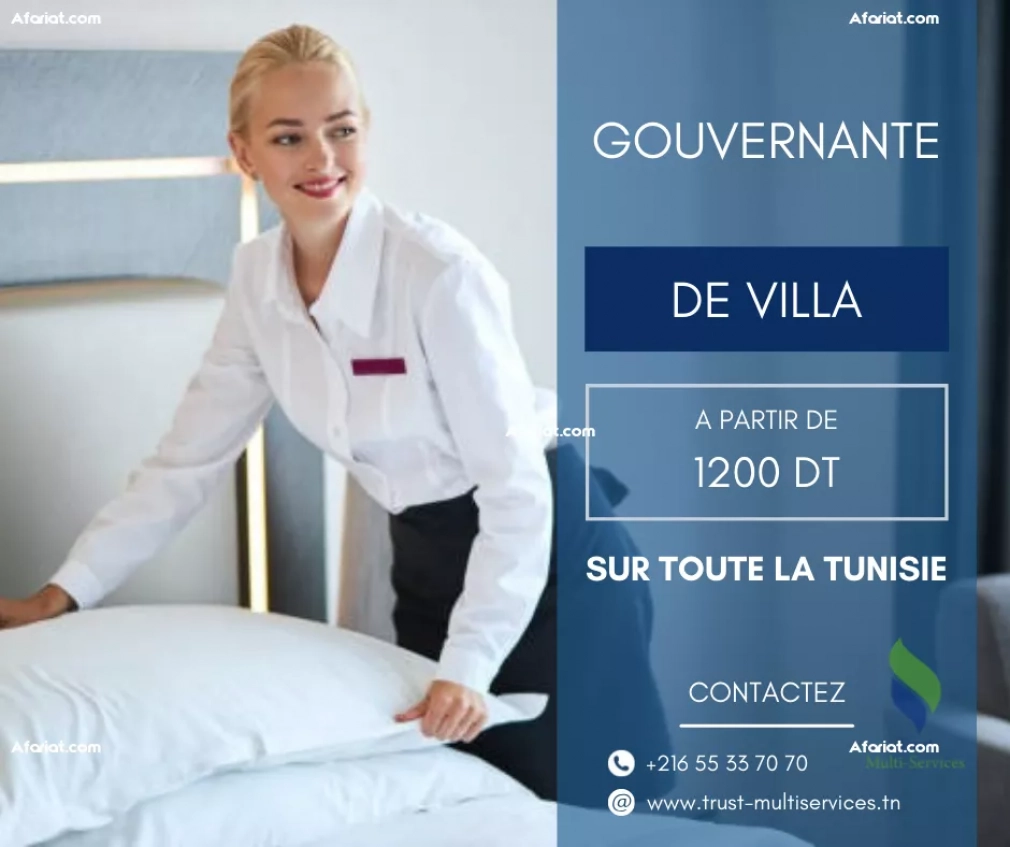 DES GOUVERNANTES DE VILLAS A CHOTRANA