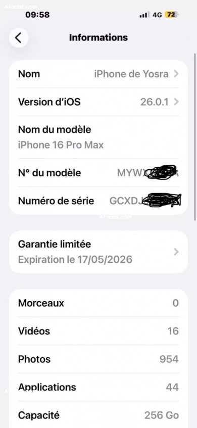 iPhone 16 pro Max