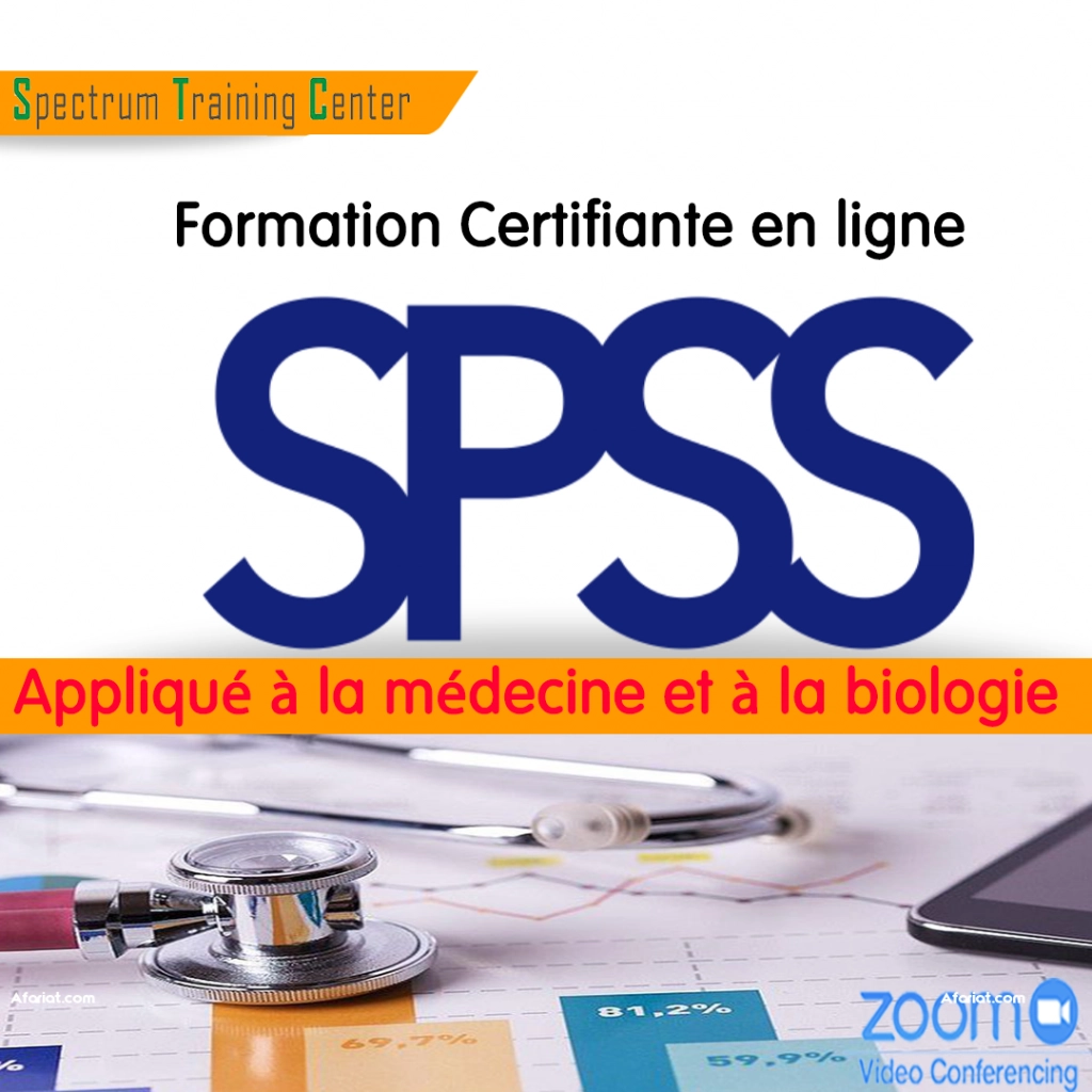 Formation logiciel SPSS « Analyse des données appliquées à la médecine et à la biologie »