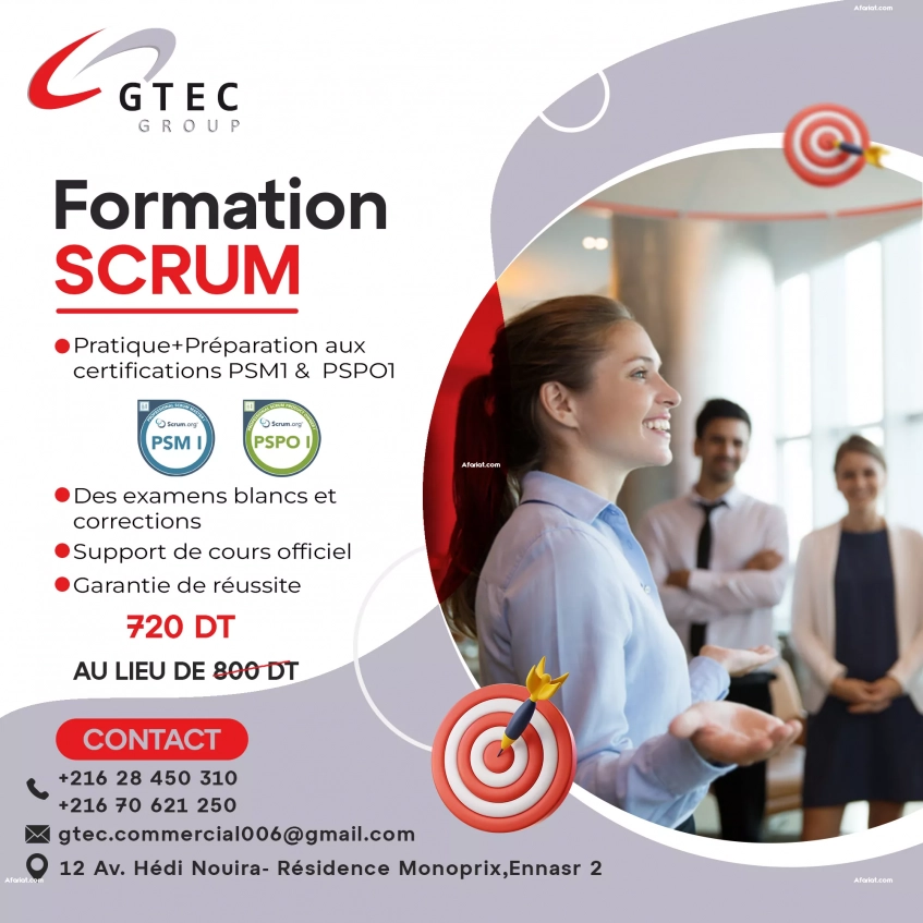 Formation Scrum : Préparation PSM1 & PSPO1