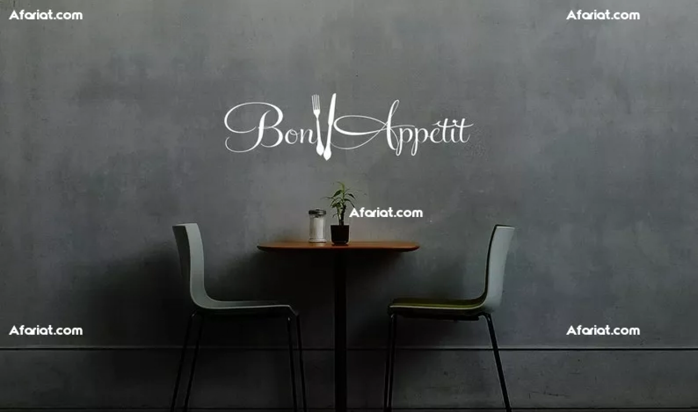 Bon Appétit Wall Decal - kitchen Wall Art