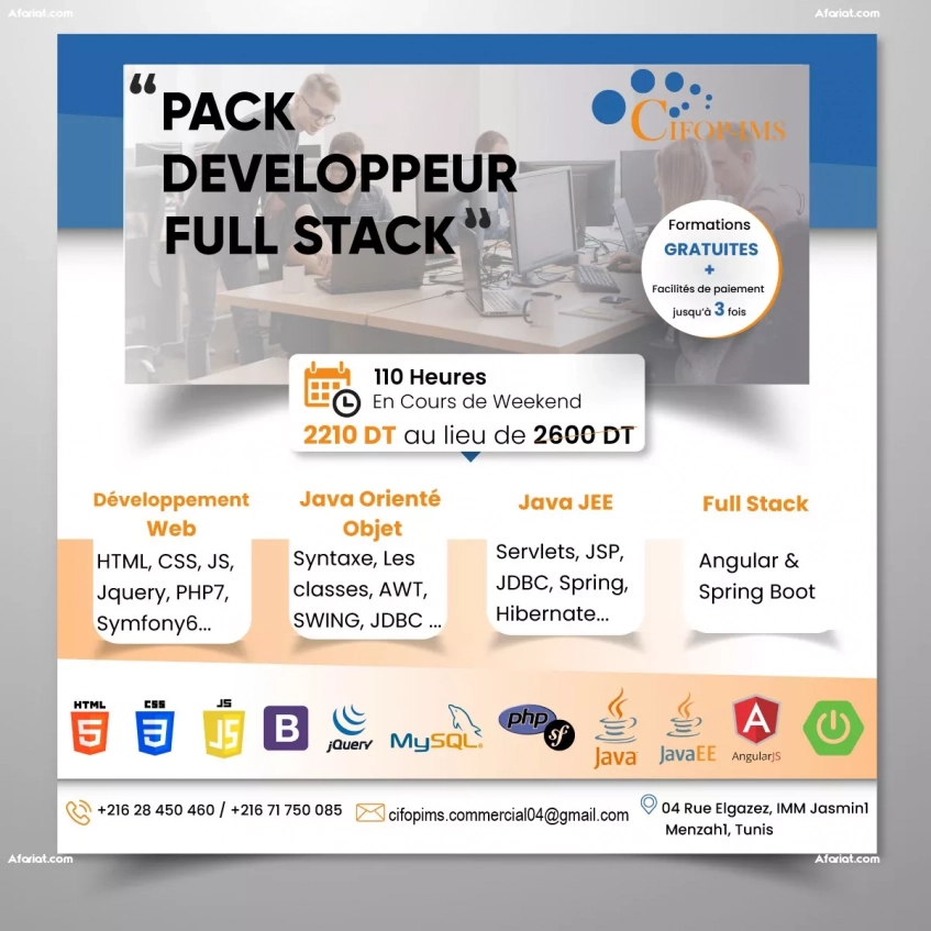 Pack Formation Développement FullStack