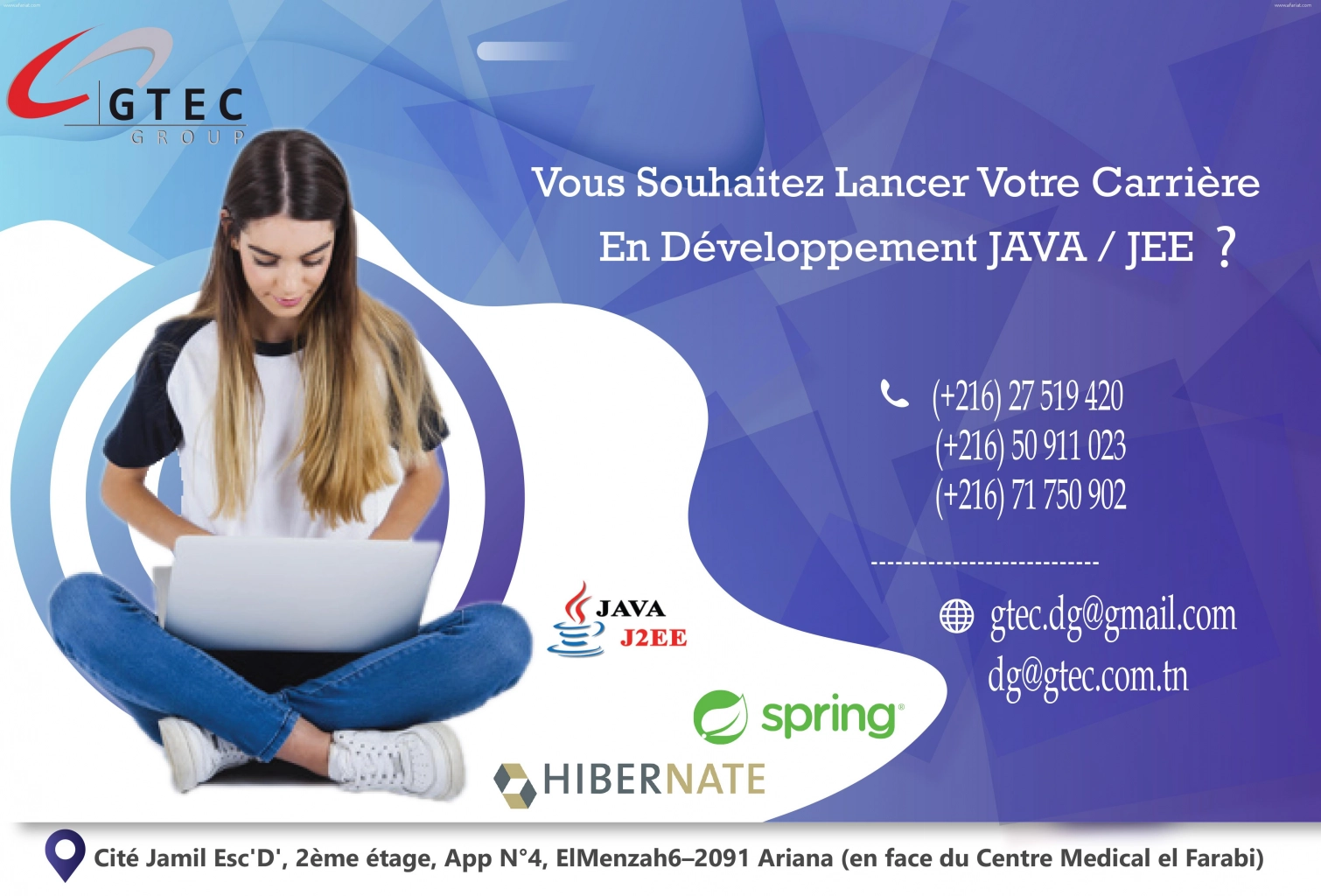 GTEC: Réduction sur la formation JEE et Spring