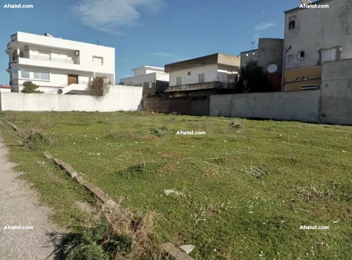 Terrain à vendre Bizerte Manzel Bourguiba