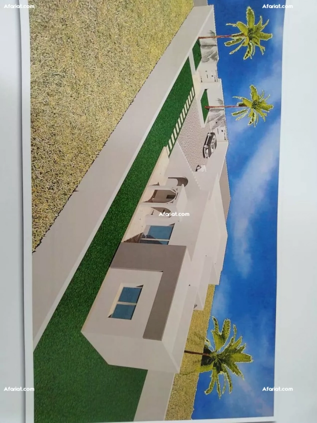 Villa inachevée à Hammamet sud .